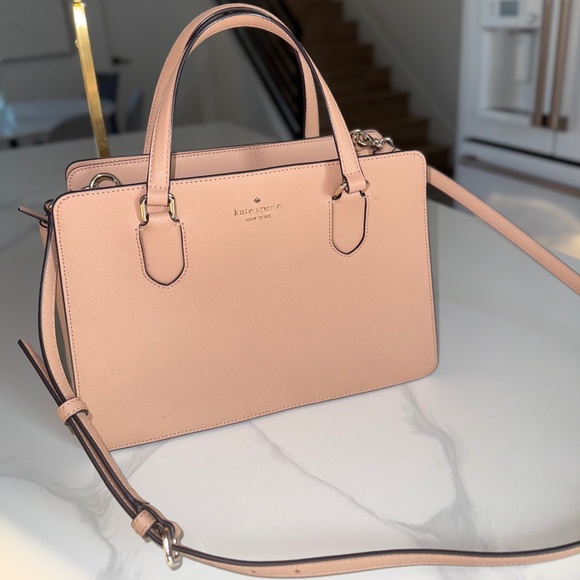 Kate Spade Laurel Way Reece Satchel in Dusty Peony - Picture 13 of 13